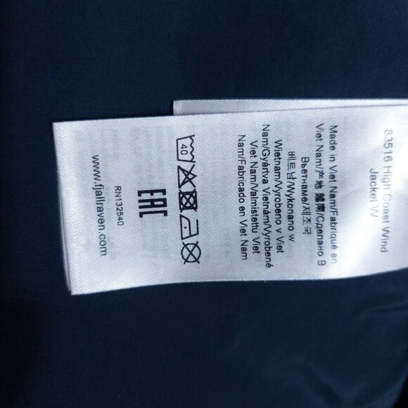 Fjallraven Jacket Women's XXS Blue High Coast Hooded Windbreaker Lightweight - Picture 7 of 15